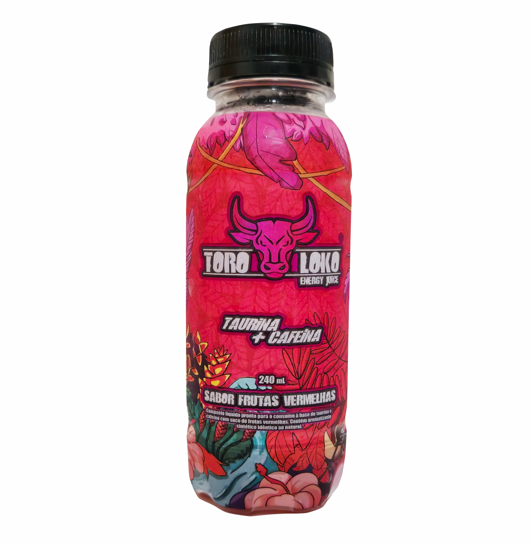 Energético Toro Loko Frutas Vermelhas 24 ...