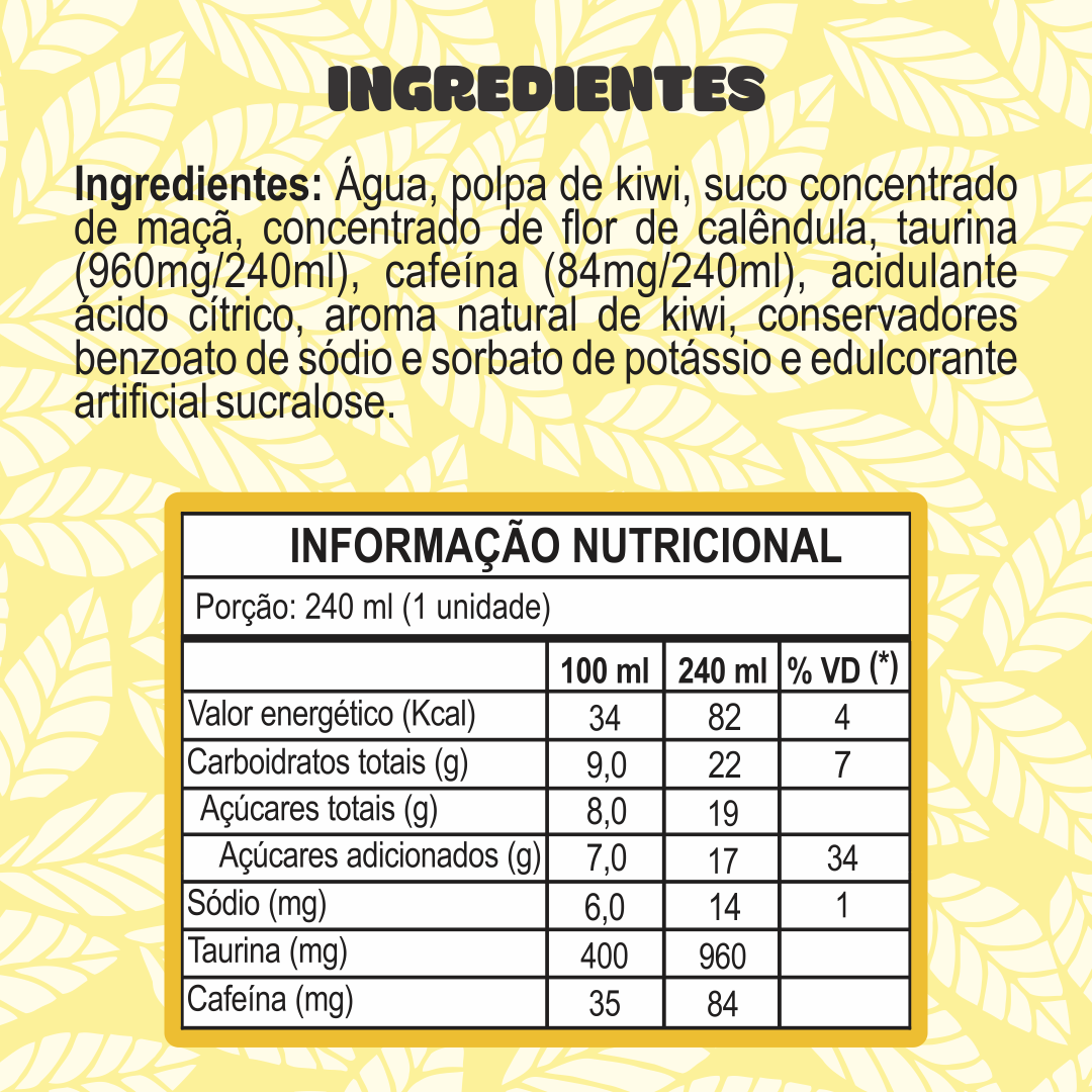 Energético Toro Loko Kiwi Gold 240ml Kit ...